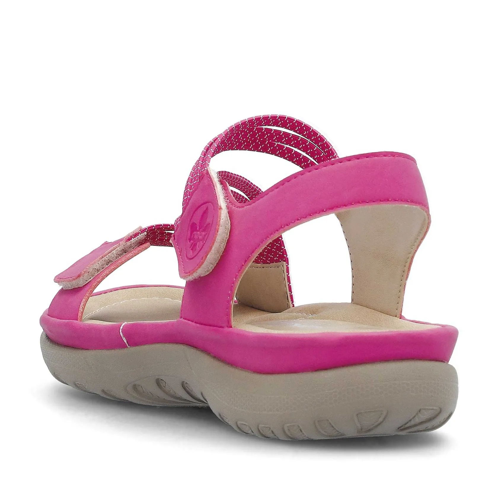 Rieker Colorful Styles-Women'S Strappy Sandals Pink