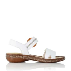 Rieker Sandals & Sandals-Women'S Strappy Sandals Pure White