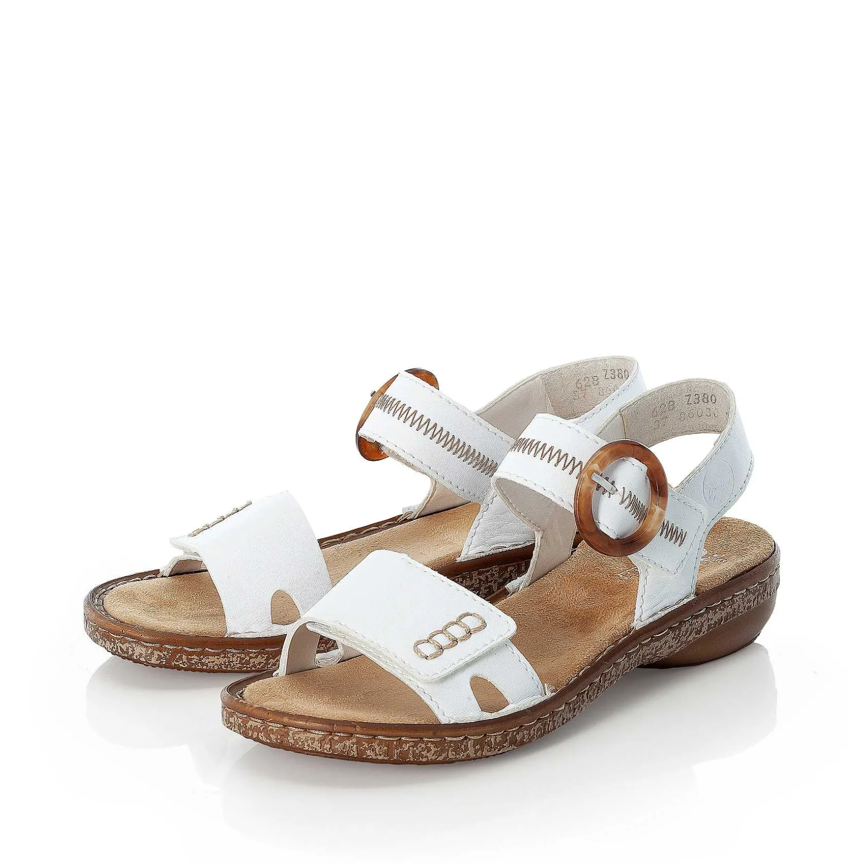Rieker Sandals & Sandals-Women'S Strappy Sandals Pure White