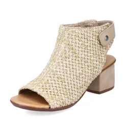 Rieker Heeled Shoes-Women'S Strappy Sandals Sand Beige