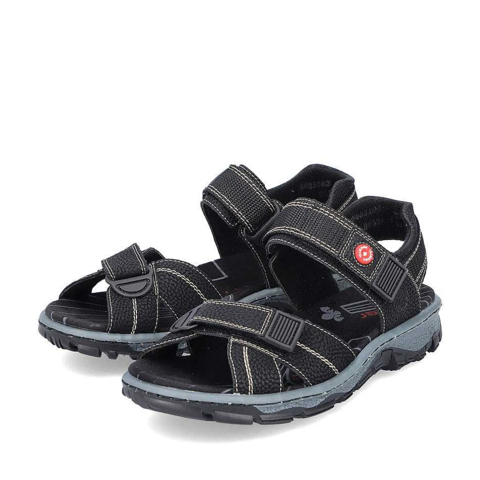 Rieker Sandals & Sandals-Women'S Trekking Sandals Asphalt Black