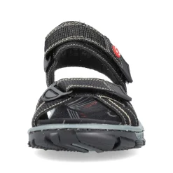 Rieker Sandals & Sandals-Women'S Trekking Sandals Asphalt Black