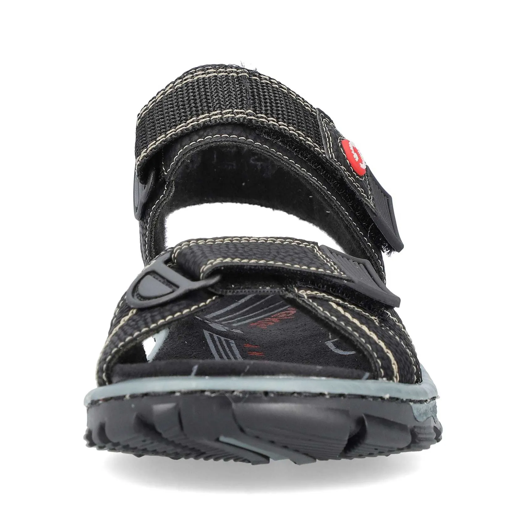 Rieker Sandals & Sandals-Women'S Trekking Sandals Asphalt Black