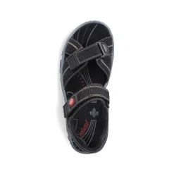 Rieker Sandals & Sandals-Women'S Trekking Sandals Asphalt Black