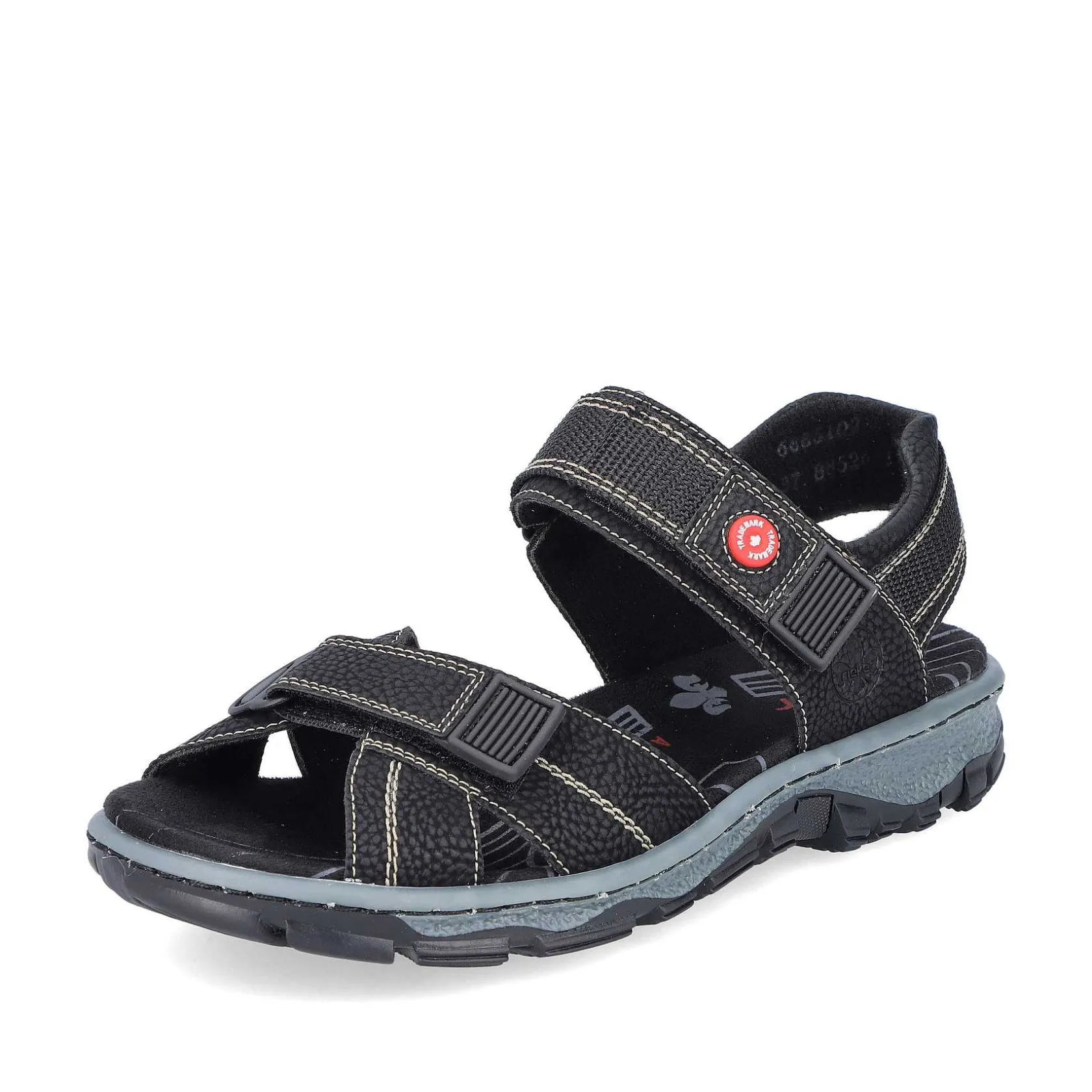 Rieker Sandals & Sandals-Women'S Trekking Sandals Asphalt Black