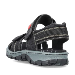 Rieker Sandals & Sandals-Women'S Trekking Sandals Asphalt Black