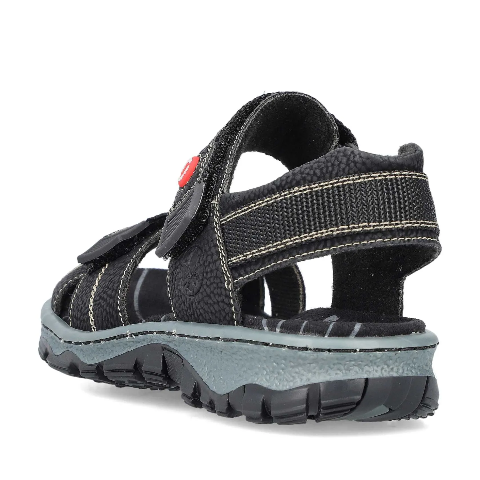 Rieker Sandals & Sandals-Women'S Trekking Sandals Asphalt Black