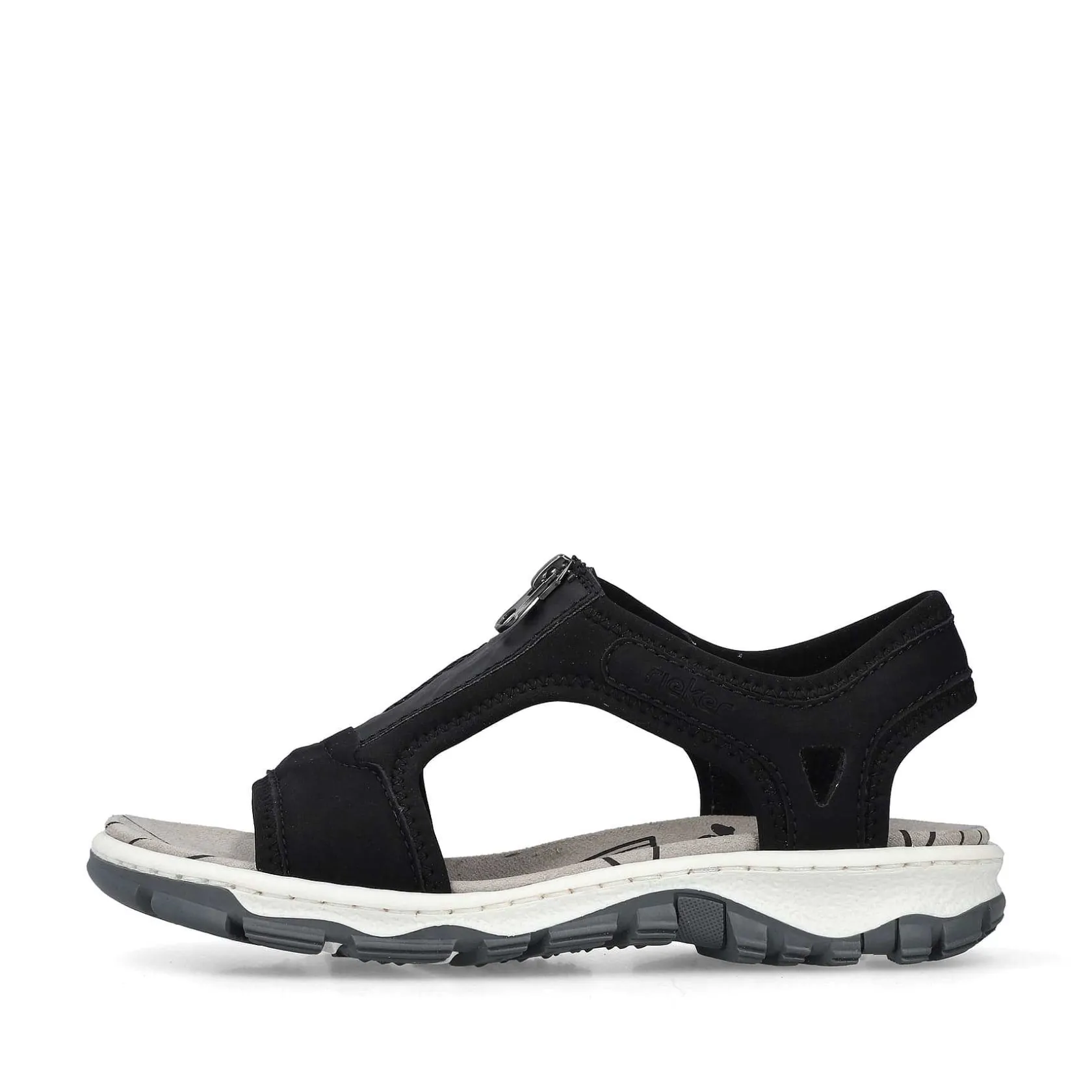 Rieker Sandals & Sandals-Women'S Trekking Sandals Jet Black