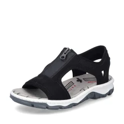 Rieker Sandals & Sandals-Women'S Trekking Sandals Jet Black