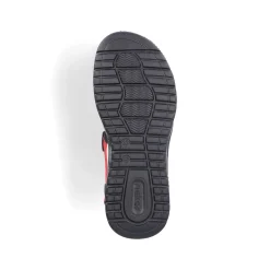 Rieker Colorful Styles-Women'S Trekking Sandals Fire Red