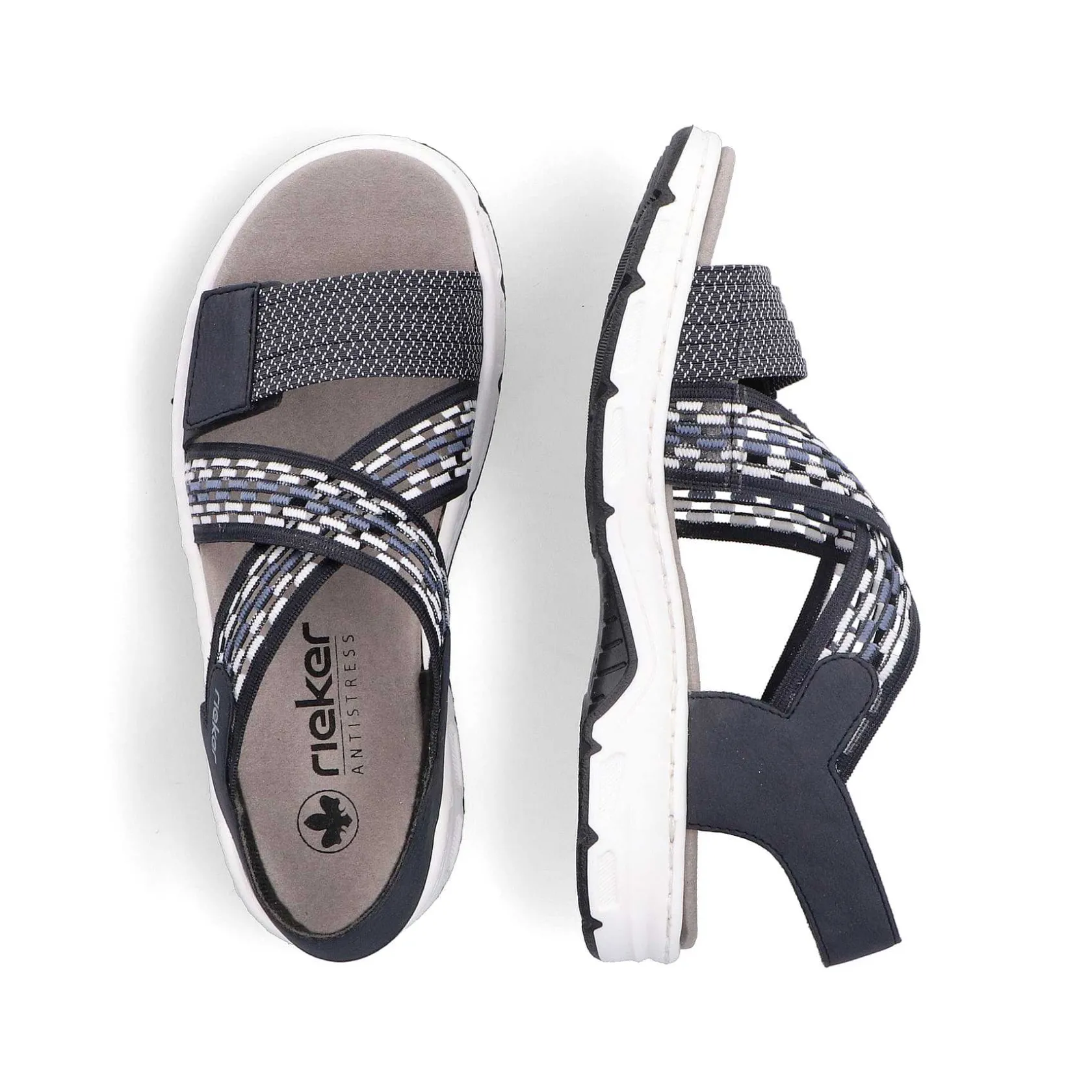 Rieker Sandals & Sandals-Women'S Trekking Sandals Steel Blue