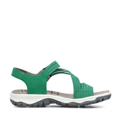 Rieker Colorful Styles-Women'S Trekking Sandals Grass Green