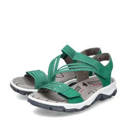 Rieker Colorful Styles-Women'S Trekking Sandals Grass Green