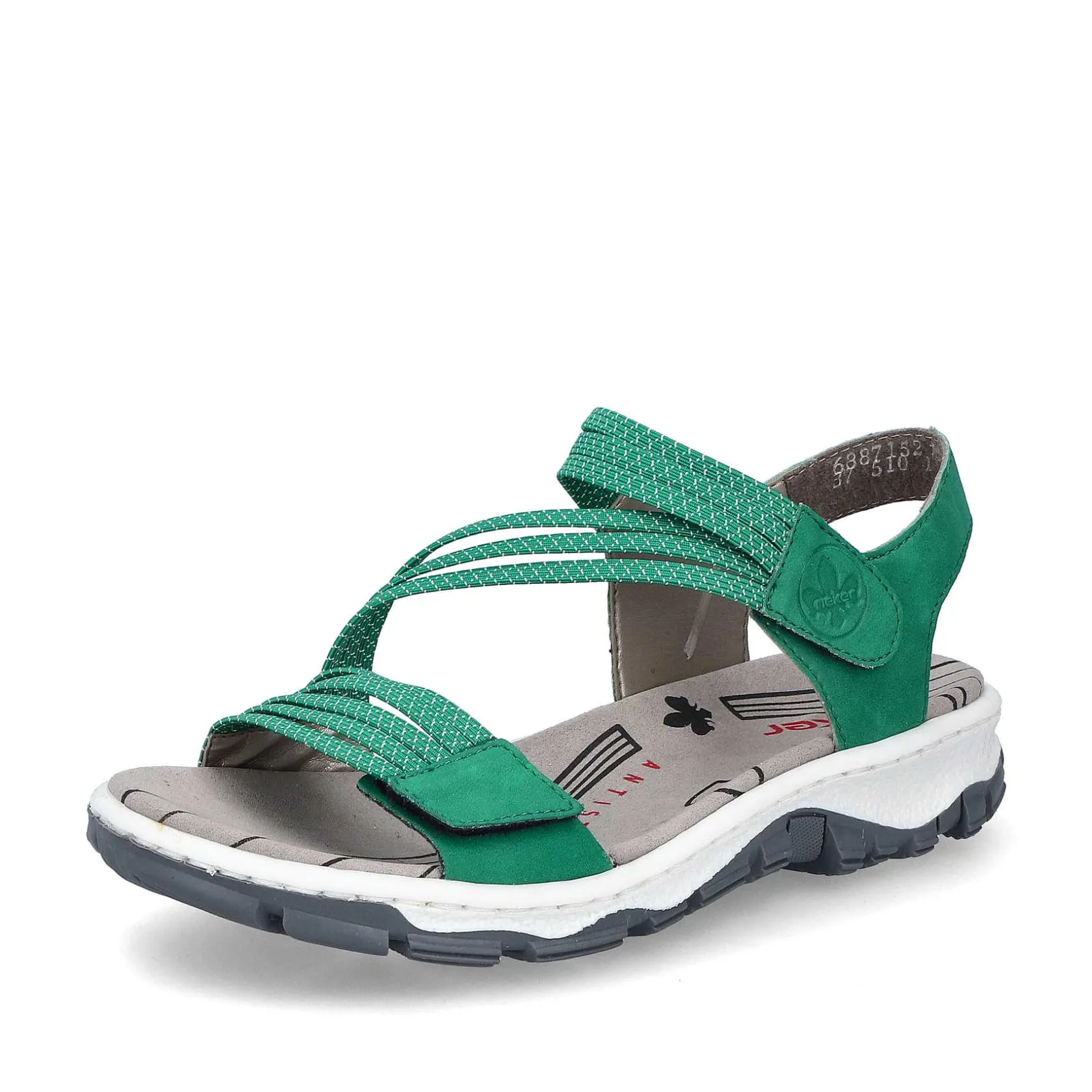 Rieker Colorful Styles-Women'S Trekking Sandals Grass Green