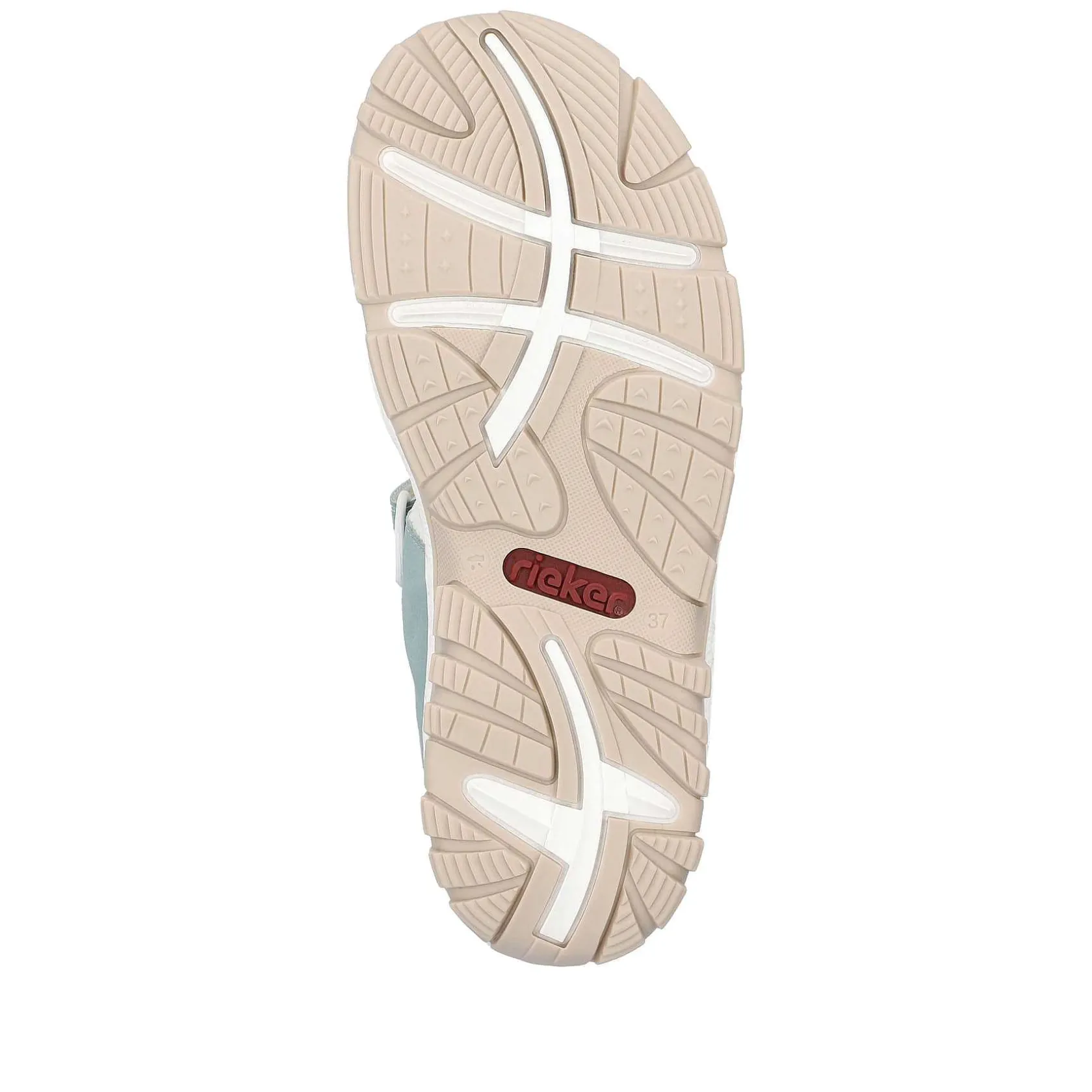 Rieker Colorful Styles-Women'S Trekking Sandals White-Multicolored