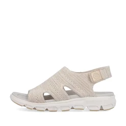 Rieker Sandals & Sandals-Women'S Trekking Sandals Cream Beige