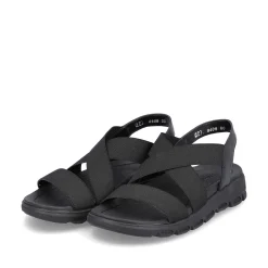Rieker Sandals & Sandals-Women'S Trekking Sandals Deep Black