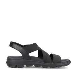 Rieker Sandals & Sandals-Women'S Trekking Sandals Deep Black