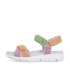 Rieker Colorful Styles-Women'S Trekking Sandals Multicolored