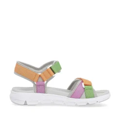 Rieker Colorful Styles-Women'S Trekking Sandals Multicolored