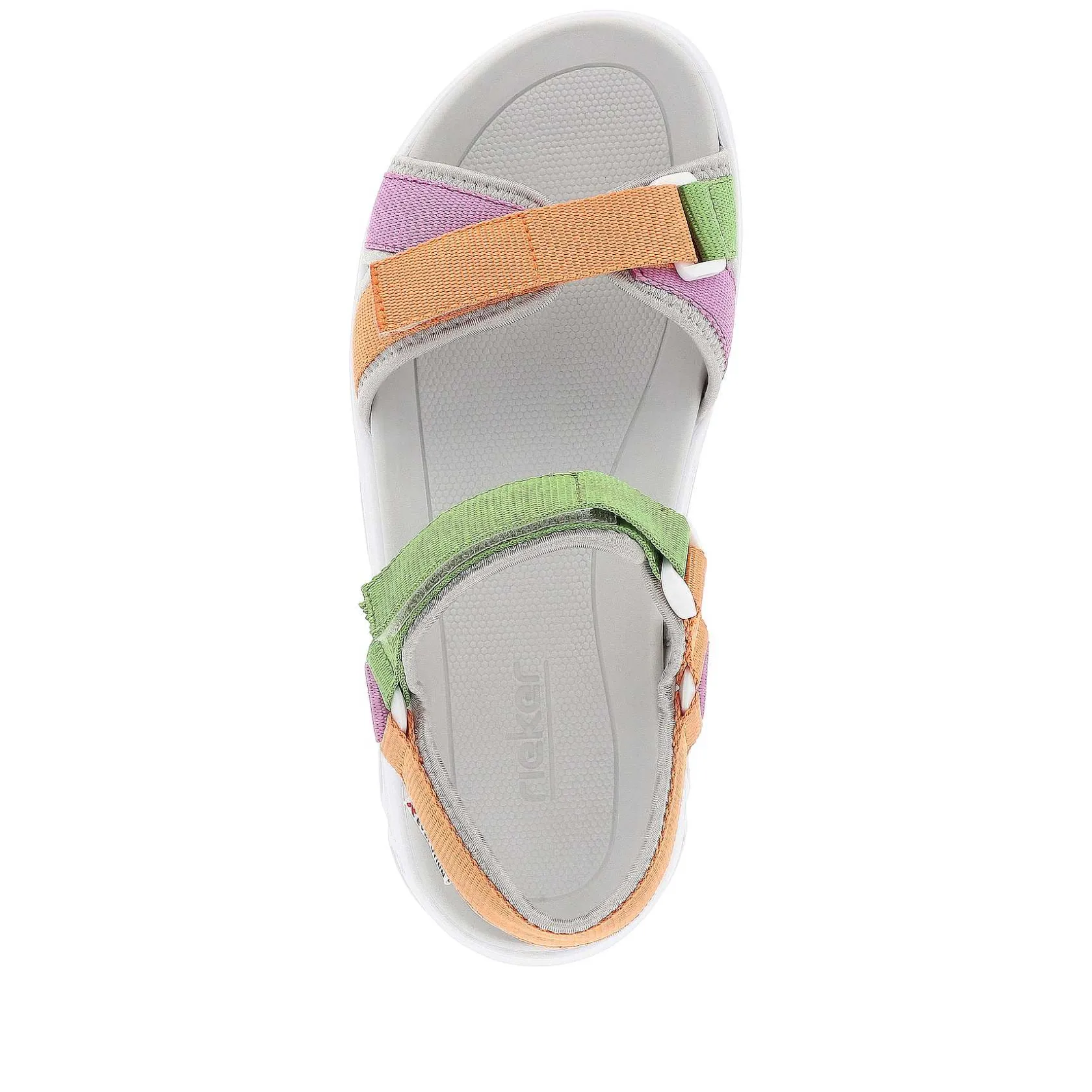 Rieker Colorful Styles-Women'S Trekking Sandals Multicolored