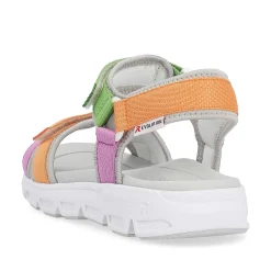 Rieker Colorful Styles-Women'S Trekking Sandals Multicolored