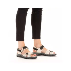 Rieker Sandals & Sandals-Women'S Trekking Sandals Pearl White
