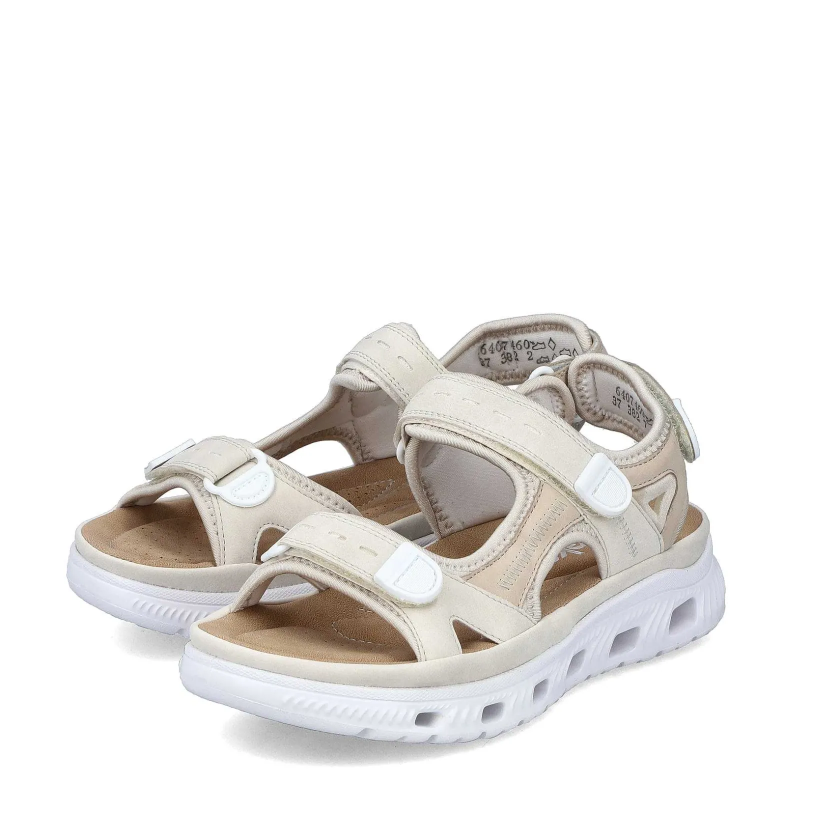 Rieker Sandals & Sandals-Women'S Trekking Sandals Light Beige