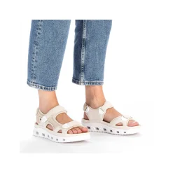 Rieker Sandals & Sandals-Women'S Trekking Sandals Light Beige