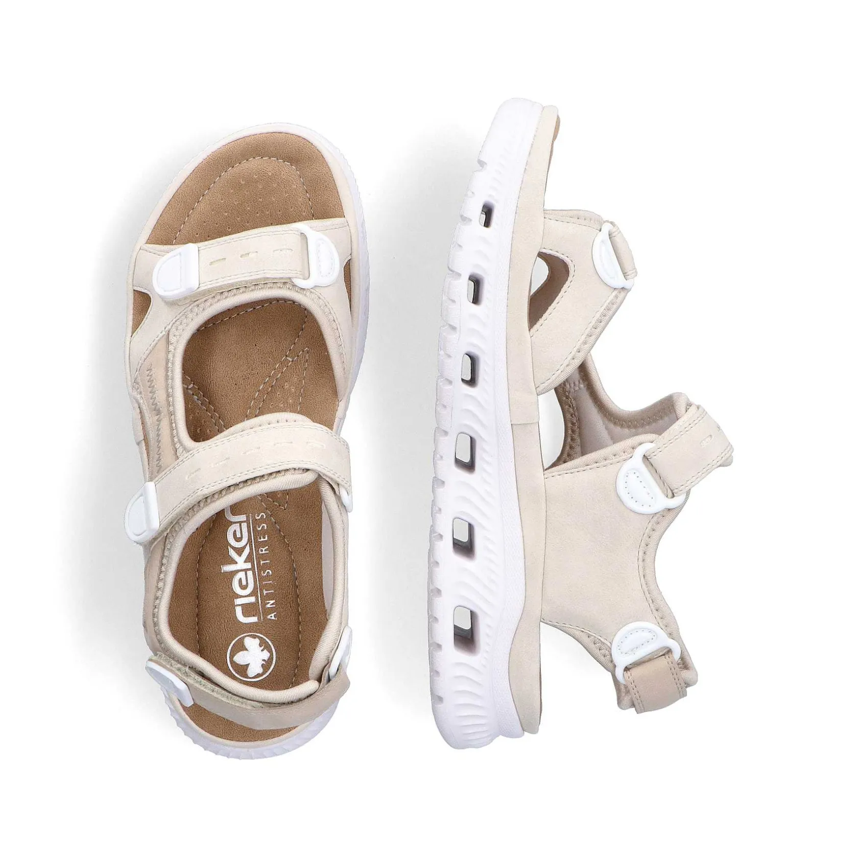 Rieker Sandals & Sandals-Women'S Trekking Sandals Light Beige