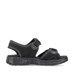Rieker Sandals & Sandals-Women'S Trekking Sandals Night Black