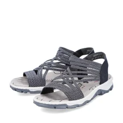 Rieker Sandals & Sandals-Women'S Trekking Sandals Pacific Blue