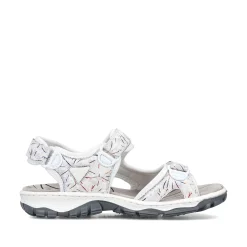 Rieker Sandals & Sandals-Women'S Trekking Sandals Pearl White-Multi