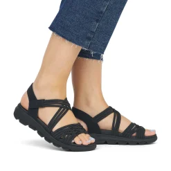 Rieker Sandals & Sandals-Women'S Trekking Sandals Midnight Black