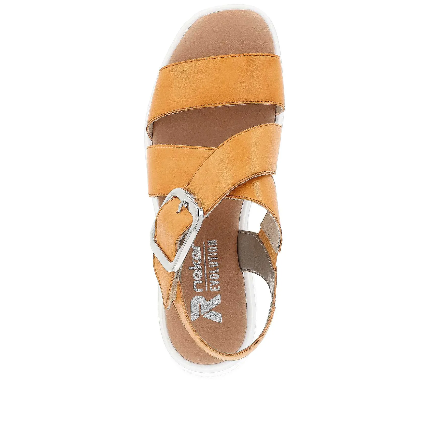Rieker Heeled Shoes-Women'S Wedge Sandals Saffron