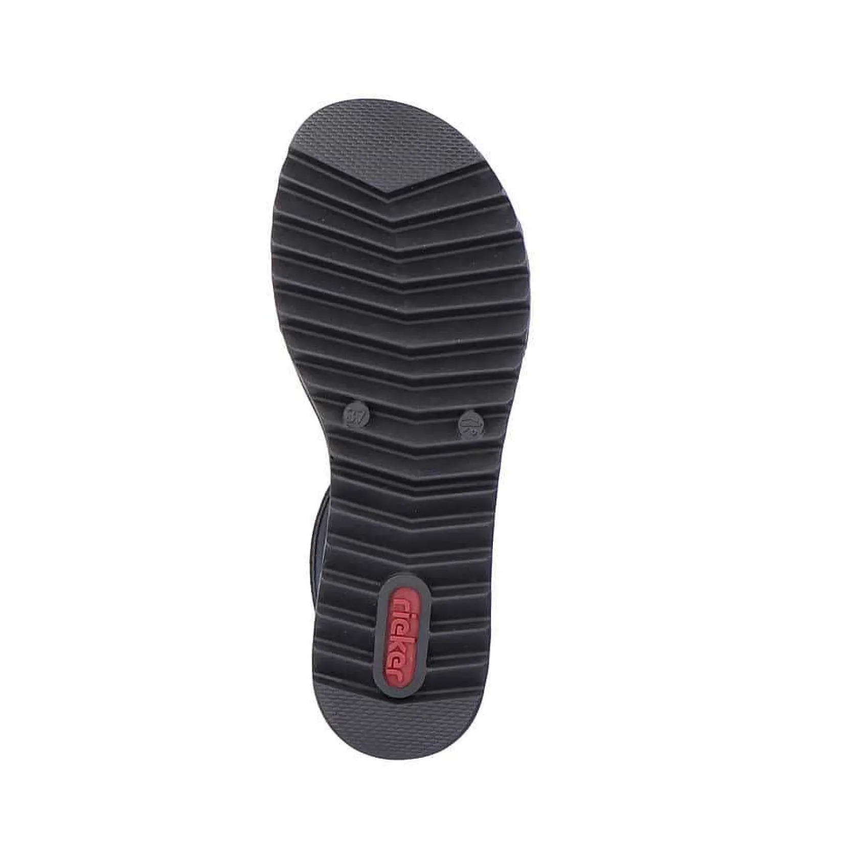 Rieker Sandals & Sandals-Women'S Wedge Sandals Asphalt Black