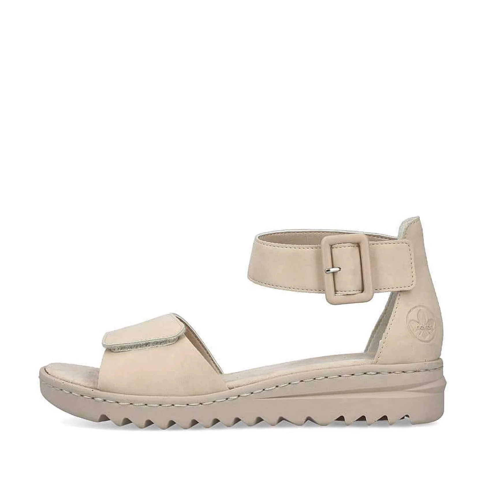 Rieker Heeled Shoes-Women'S Wedge Sandals Light Beige