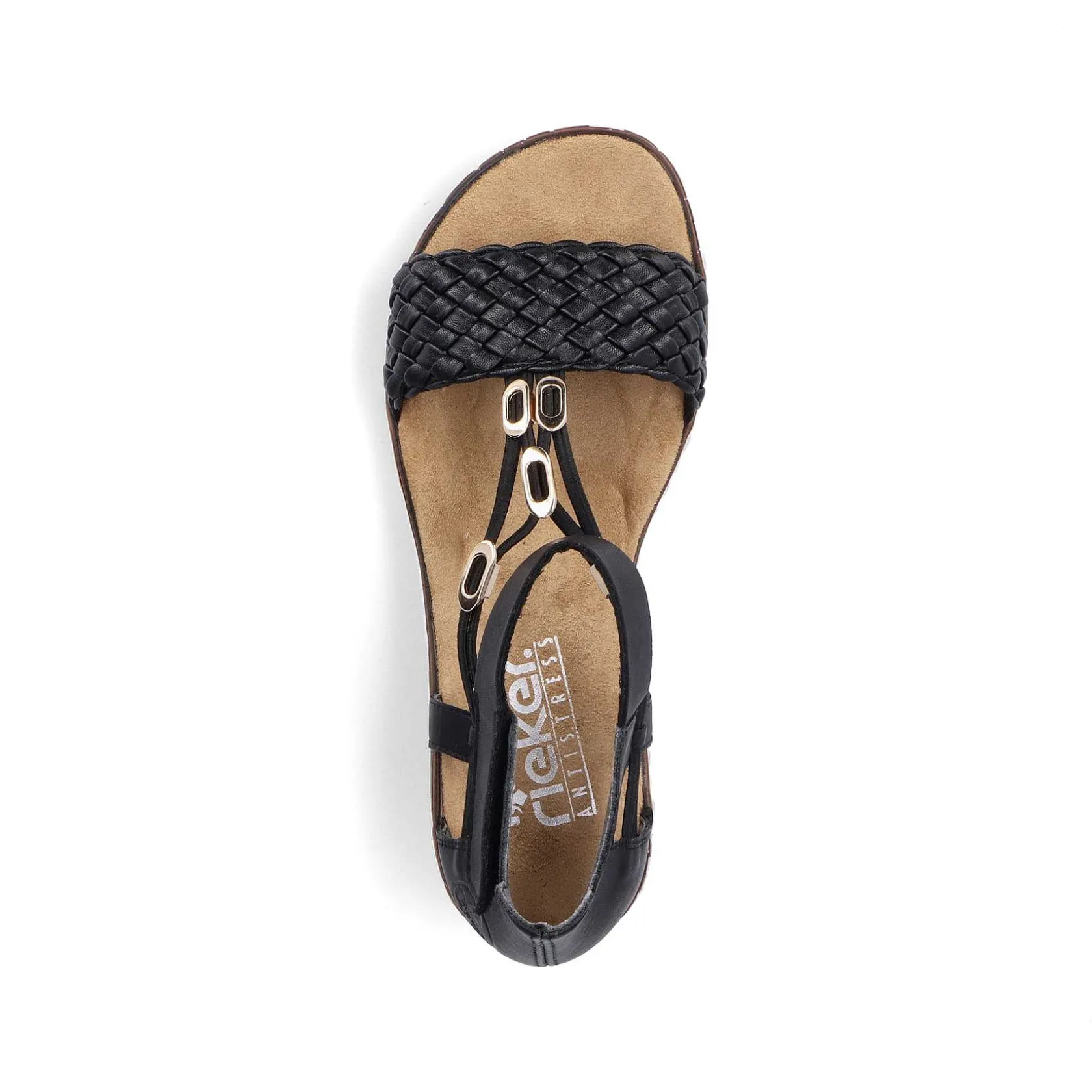 Rieker Sandals & Sandals-Women'S Wedge Sandals Night Black