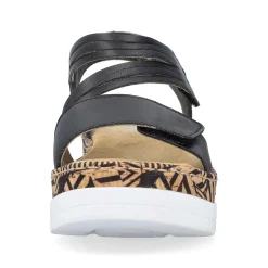 Rieker Sandals & Sandals-Women'S Wedge Sandals Night Black