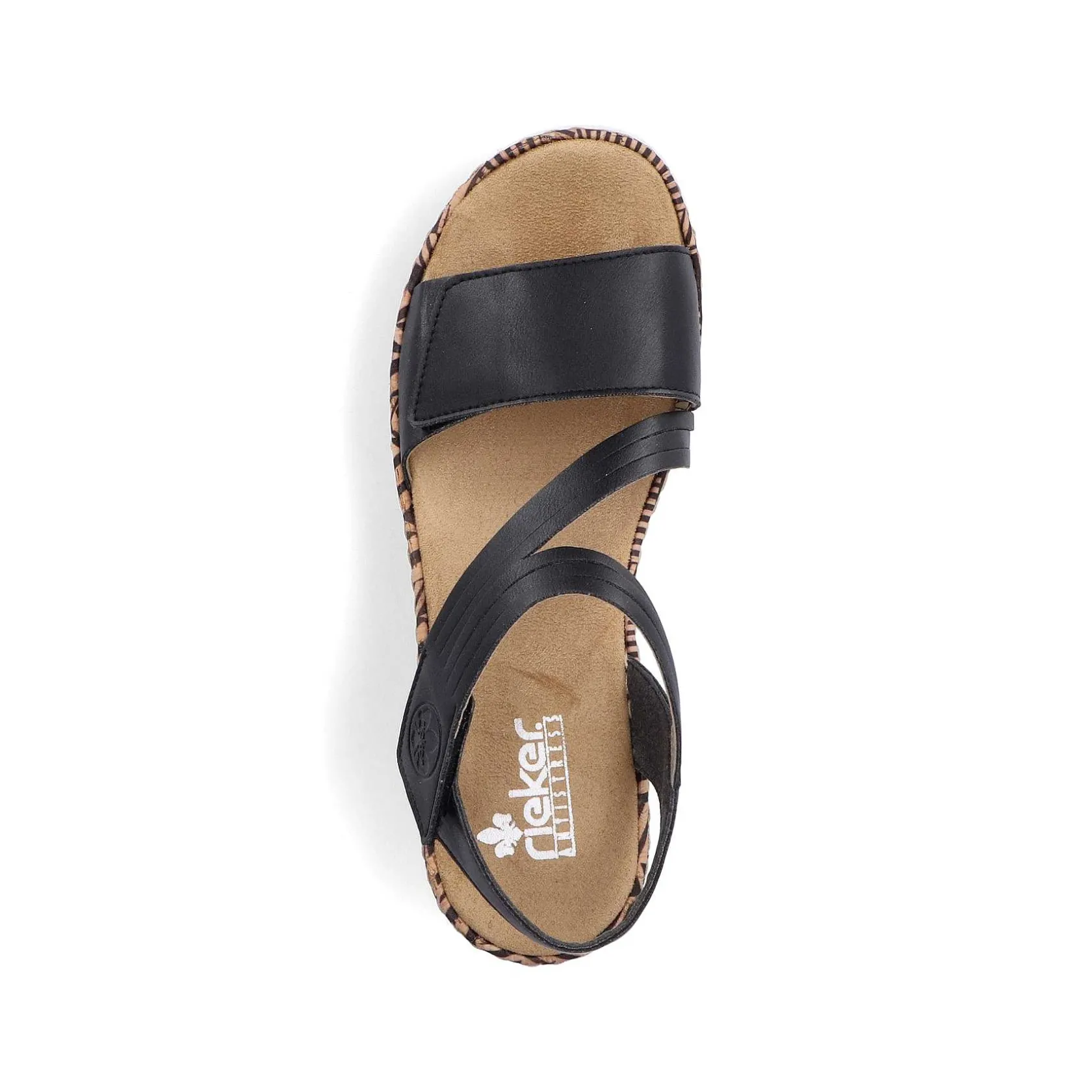 Rieker Sandals & Sandals-Women'S Wedge Sandals Night Black