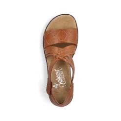 Rieker Heeled Shoes-Women'S Wedge Sandals Copper
