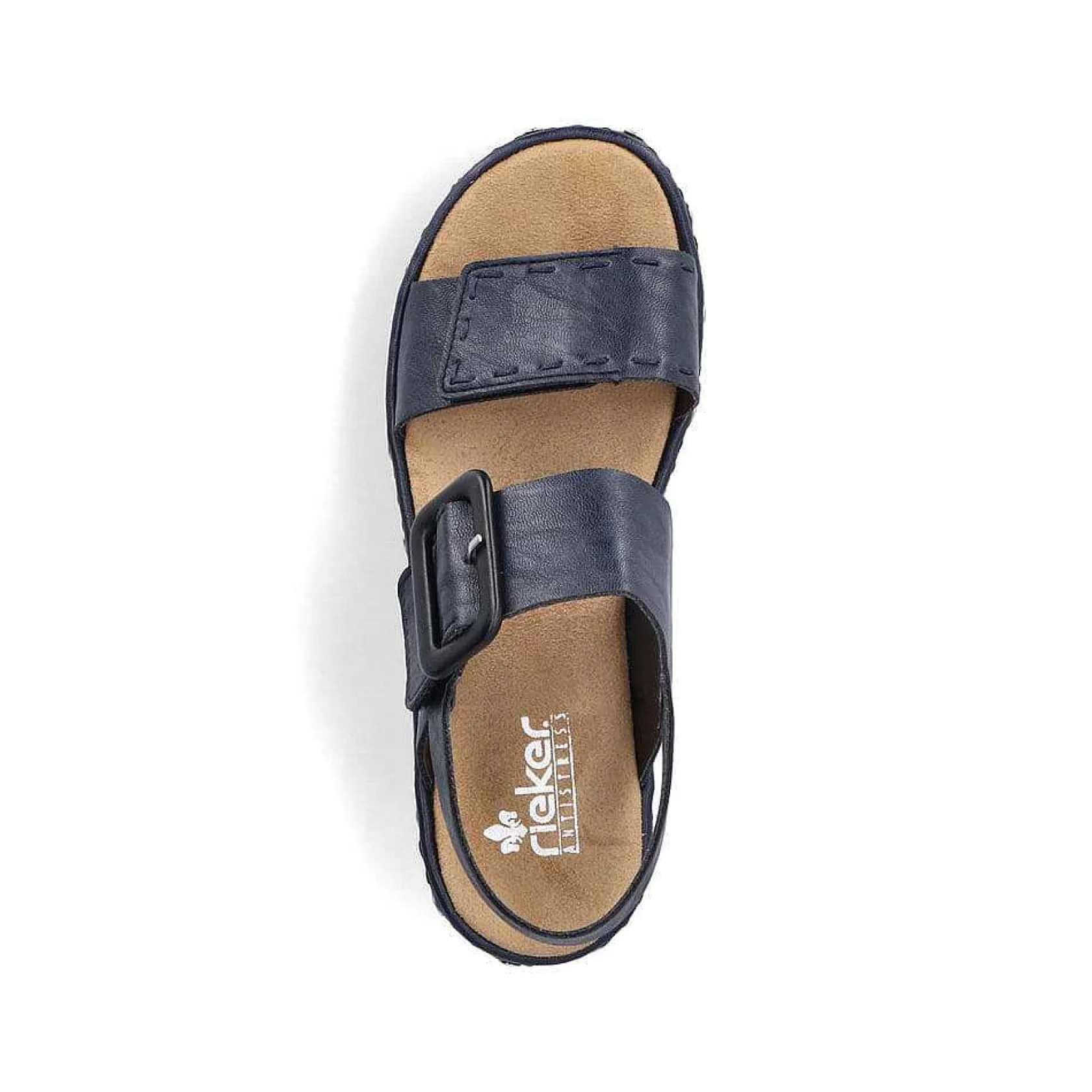 Rieker Sandals & Sandals-Women'S Wedge Sandals Navy Blue