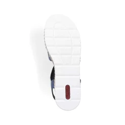 Rieker Heeled Shoes-Women'S Wedge Sandals Pacific Blue