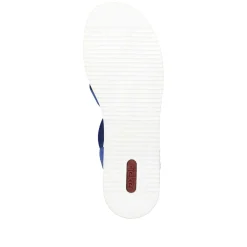 Rieker Summer Shoes-Women'S Wedge Sandals Royal Blue