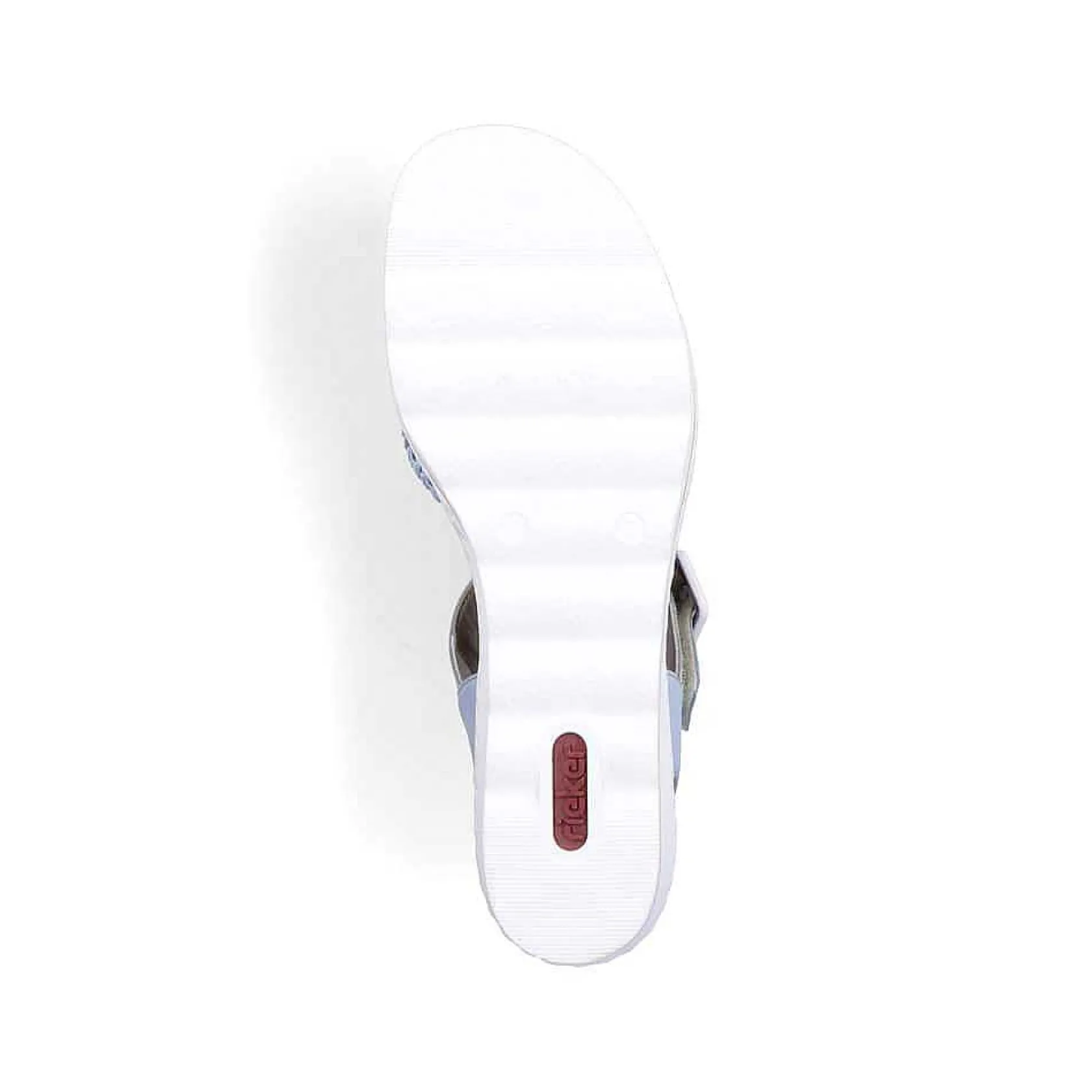 Rieker Heeled Shoes-Women'S Wedge Sandals Sky Blue