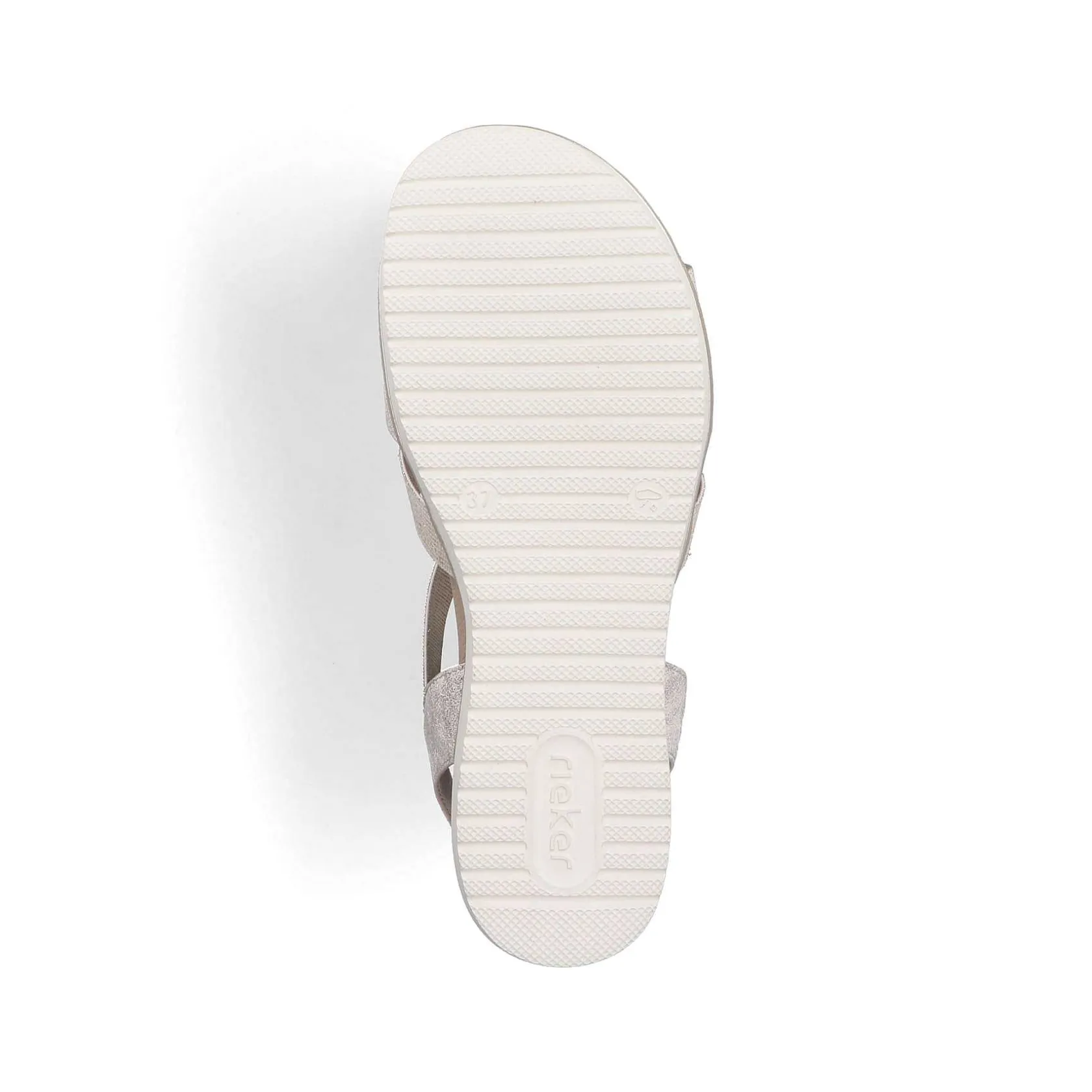 Rieker Heeled Shoes-Women'S Wedge Sandals Light Beige