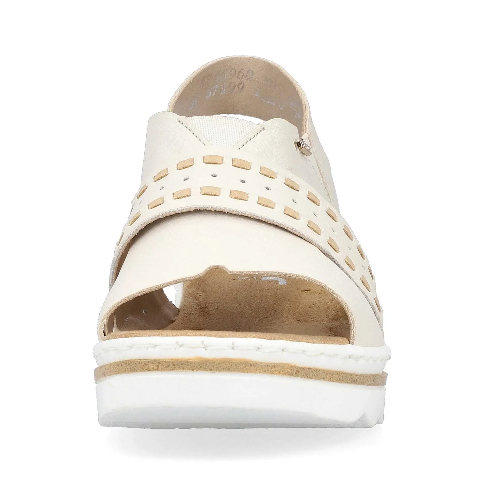 Rieker Heeled Shoes-Women'S Wedge Sandals Light Beige